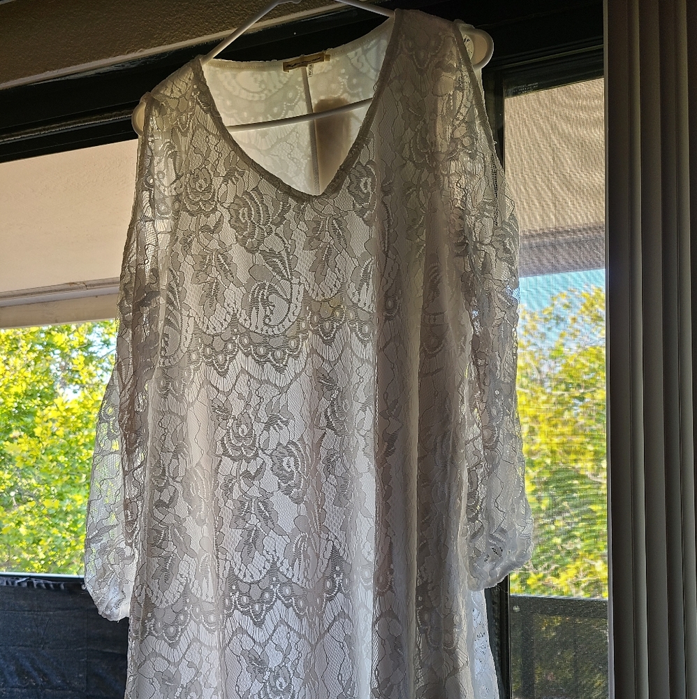 Southern Fried Chicks white dress